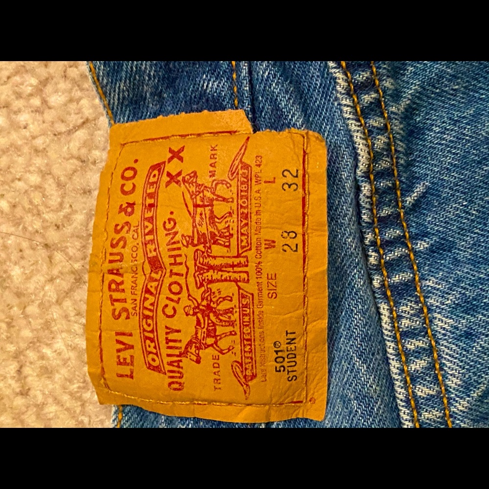 Vintage 501 Levis blue denim great condition
